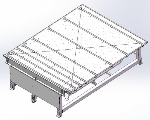 Air floating conveyor table